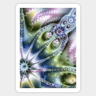 star pattern abstract Sticker